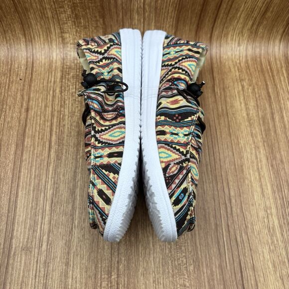 Corky Kayak Pink Aztec Slip On Comfort Boat Fashion Shoes Women's 10 Sneakers - Picture 5 of 7